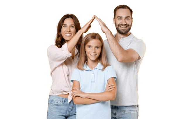 alt="Happy family closing on a new home with the best mortgage broker in Chandler AZ"